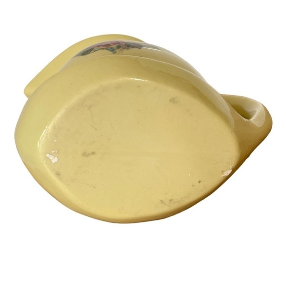 Vintage Yellow Floral Creamer Pitcher - Picture 6 of 9